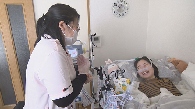難病を患う女性と看護師の別れに密着2