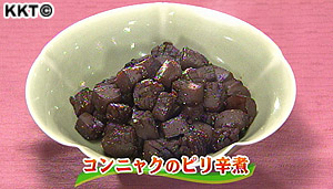 コンニャクのピリ辛煮