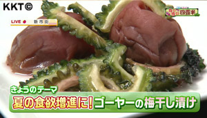 夏の食欲増進に!ゴーヤーの梅干し漬け