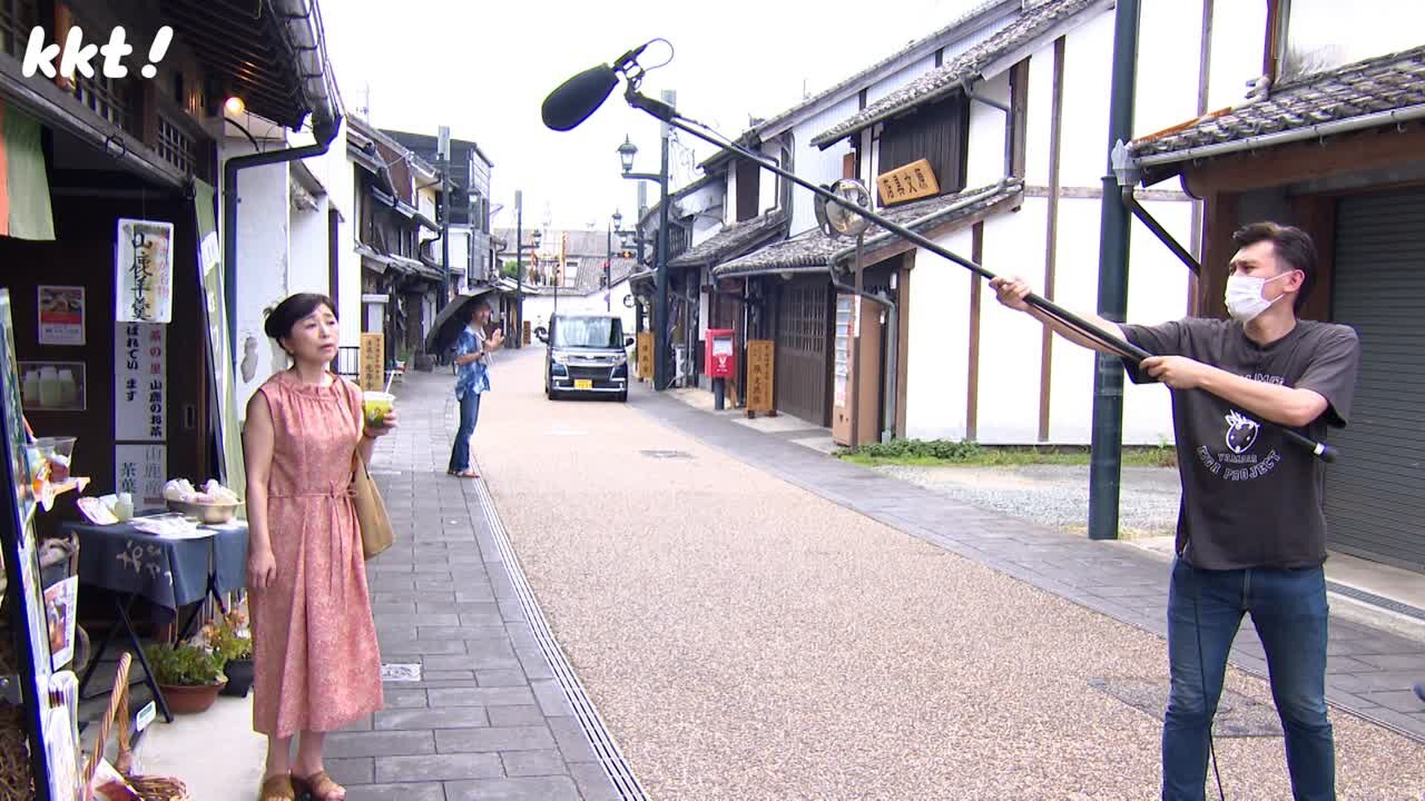 山鹿灯籠の魅力を全国へ!映画撮影のお手伝い!