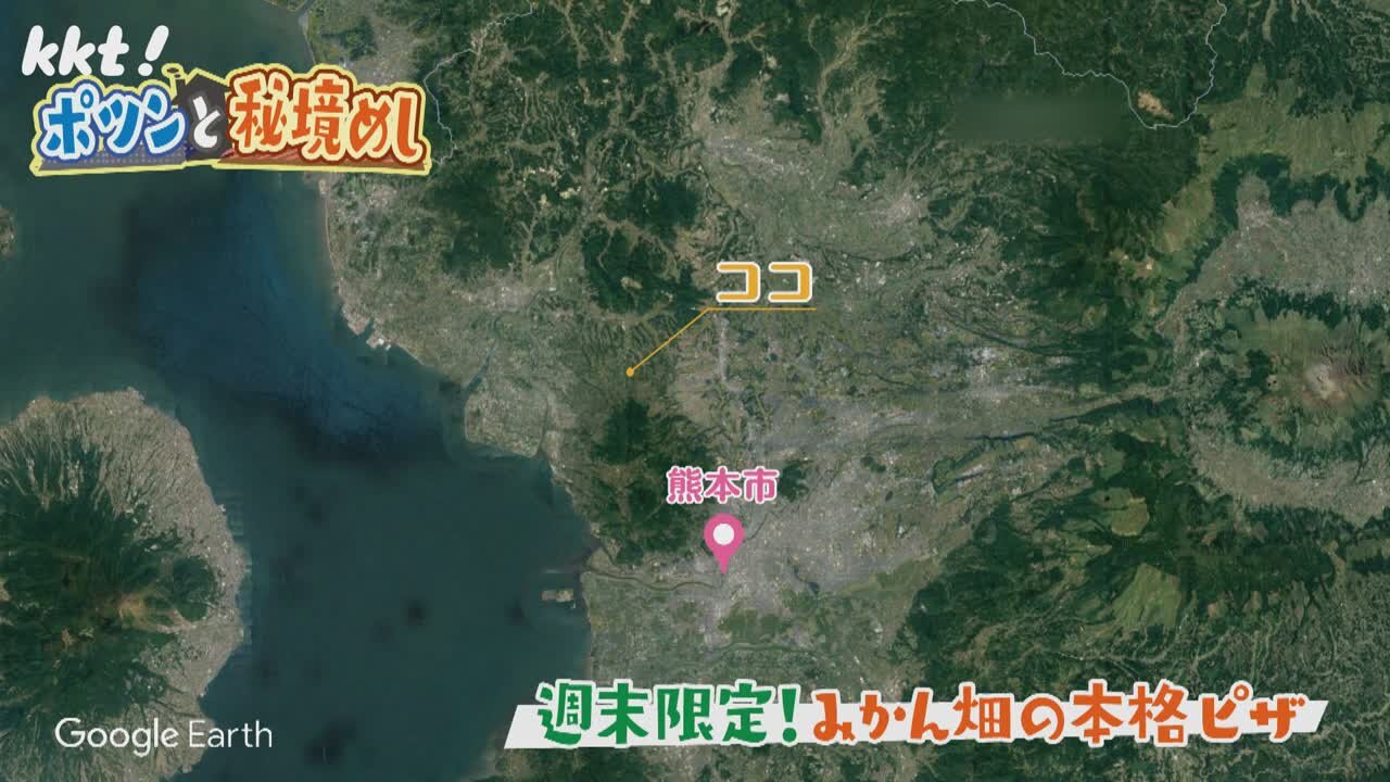 週末限定!みかん畑の本格ピザ