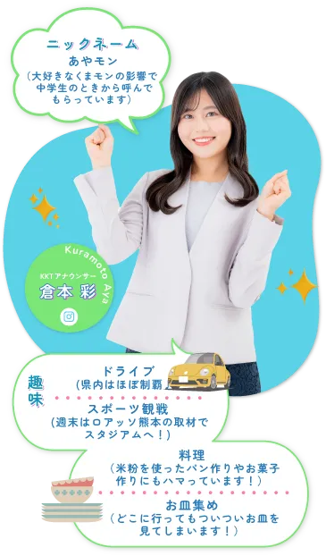 KKTアナウンサー 倉本 彩